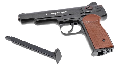 Купить BORNER APS Blowback Black к.4,5мм/.177 пневм. пистолет (до 3Дж)