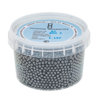 Купить Дробь № 3 ШОМ (1,5 кг) ПМ