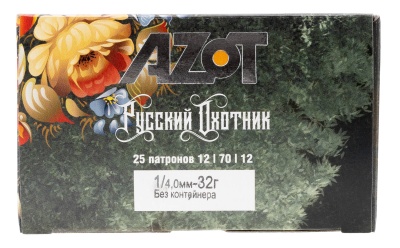 Купить Патроны 12/70 №1 АЗОТ "Русский охотник" б/к 32г
