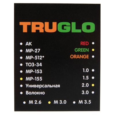 Купить Мушка оптоволоконная зеленая МР-155/МР-156 