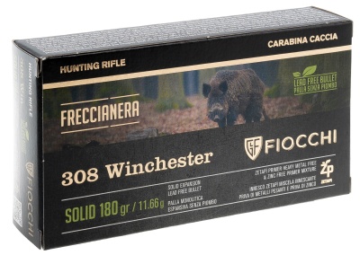 Купить .308Win Fiocchi 11,66г Freccia Nera с пулей "Solid Expansion" патрон