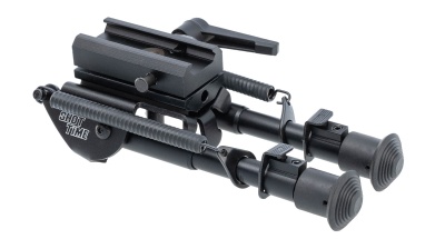 Купить Сошки ShotTime на Weaver быстросъёмные поворотные без качалки 15-23см