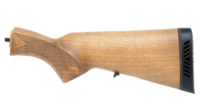 Купить Деревянный приклад к ружью Бекас, орех, резиновый затыльник