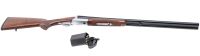 Купить HUGLU 200A Silver/Black 12х76 L-710, 1С, S/S, станд.экстрактор 5СМЧ,ключ,кейс *