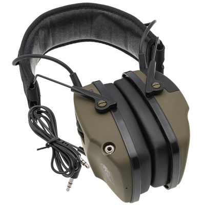 Купить Наушники активные ShotTime 30 BT стрелковые,NRR 22dB,оголовье ткань,время работы до 350ч,зелён.,334г