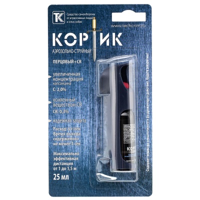 Купить Средство самообороны "Кортик" в футляре 25мл (ЛПР)