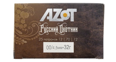 Купить Патроны 12/70 №00 АЗОТ "Русский Охотник" 32г