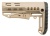 Купить Телескопический приклад DLG Tactical TBS COMPACT на трубку Mil-spec, песок