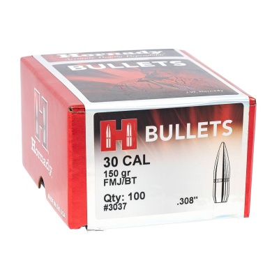 Купить Пуля 308Win Hornady 150 gr FMJ-BT (100шт/уп)