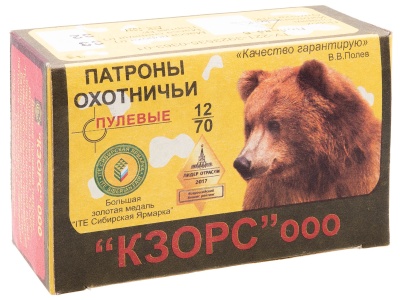 Купить Патроны 12/70 пуля Полева-6 33г КЗОиРС