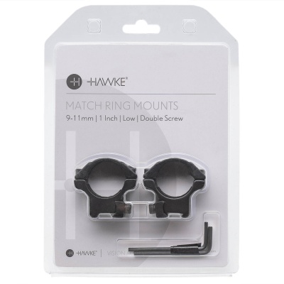Купить Кольца Hawke 9-11 mm Low 1" 2pc (22100)