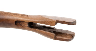 Купить Деревянный приклад орех к МР-27 старого образца  Монте-Карло резиновый затыльник