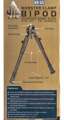 Купить Сошки Leapers на ствол 11-19мм, высота 8,7"-10,2", TL-BP08S-A