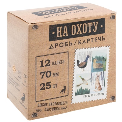 Купить Патроны 12/70 №0 Главпатрон "На охоту" 32г