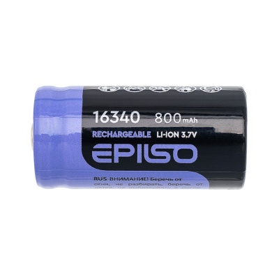 Купить Аккумулятор EPILSO 16340  800mAh 3.7V, без защиты