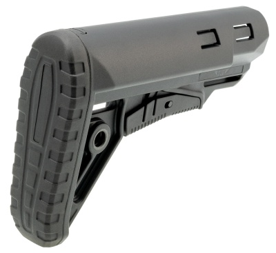 Купить Тактический приклад DLG Tactical TBS Sharp с резиновым затыльником, черный