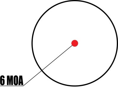 Купить Прицел AR Optics Bushnell AR Optics 1x28 Red Dot 6MOA 30mm