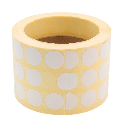 Купить Заклейки для IPSC мишеней, белые (4000 шт./рулон)