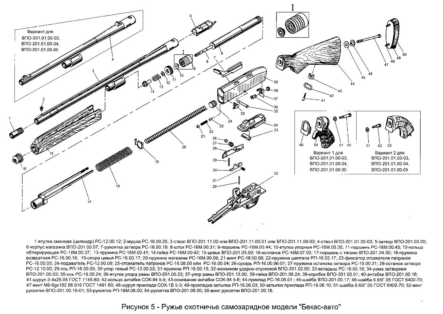 Самозарядные ружья Бекас-М авто