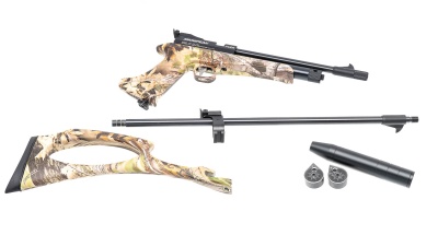 Купить Sturm Snowpeak CP2 CAMO к.4,5 12gr CO2 9-заряд.+full spare set, пневм.винтовка-пистолет