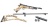 Купить Sturm Snowpeak CP2 CAMO к.4,5 12gr CO2 9-заряд.+full spare set, пневм.винтовка-пистолет