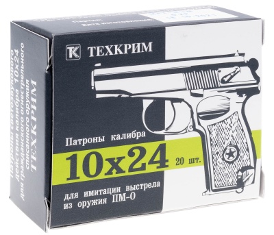 Купить Патроны 10х24 Техкрим  светозвуковой Maximum (20шт) 