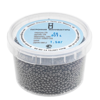 Купить Дробь №4 ЛОТ (ПМ) 1,5кг (8шт/кор)