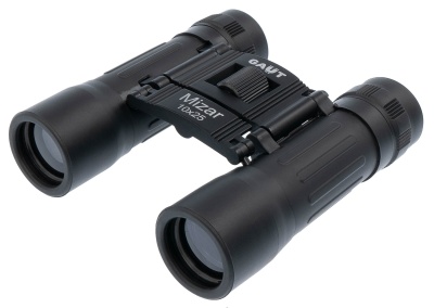 Купить Бинокль GAUT Mizar 10х25, линзы ВК7, тип - Roof, цвет - черный, 159г