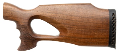 Купить Деревянный ортопедический приклад для левшей к МР-153, исполнение Монте-Карло, орех, резиновый затыльник