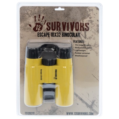 Купить Бинокль 12 Survivors Escape 10х32 желтый