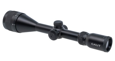 Купить Прицел Gaut Quartz 4-12х50,AO-параллакс,сетка 2(Mil-Dot),подсветка красн.,25.4мм,поправки1/4МОА,458г
