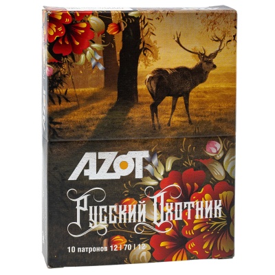 Купить Патроны 12/70 №0000 АЗОТ "Русский Охотник" 32г