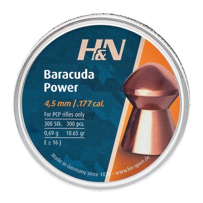 Купить H&N "Baracuda Power" к.4.5мм 0.69г (300шт.)