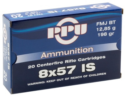 Купить Патроны к. 8x57 JS PPU пуля FMJ 12,85 г