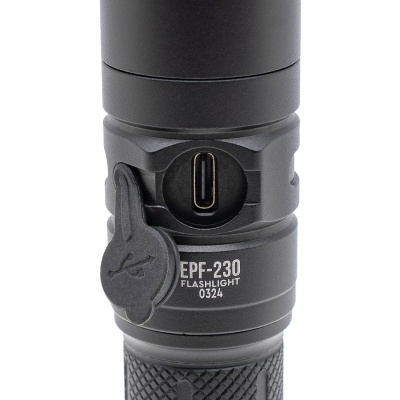 Купить Фонарь EPILSO EPF-230, карманный, CREE XHP50.2 20W, 3.7V 4.0Ah, 5В (USB), металл, аккум.21700