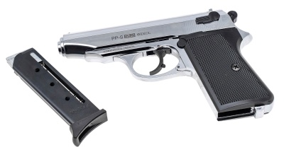 Купить PP-S KURS кал. 5,5мм под патрон 10ТК пистолет сигнальный хром 