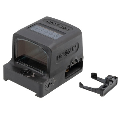 Купить Коллиматор Holosun HE509T-RD открытый на пистолетный затвор, титан, солнечная батарея, красная точка/круг/круг-точка 2/32 МОА