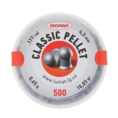 Купить Пули Люман Classic Pellets к. 4,5 мм 0,65 гр. (500 шт)