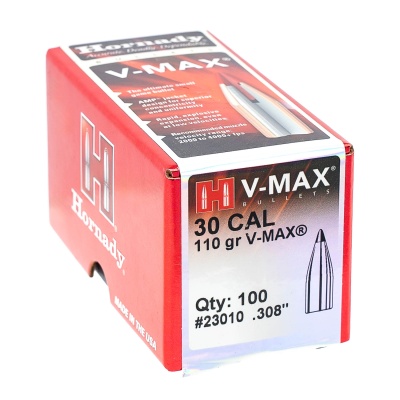 Купить Пуля 308Win Hornady 110 gr V-MAX (100шт/уп)