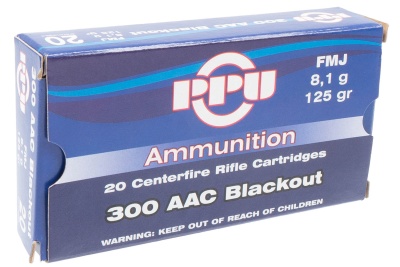 Купить Патрон 300 ААС Blackout PPU FMJ 8,0г