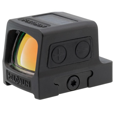 Купить Коллиматор Holosun HE509T-RD открытый на пистолетный затвор, титан, солнечная батарея, красная точка/круг/круг-точка 2/32 МОА