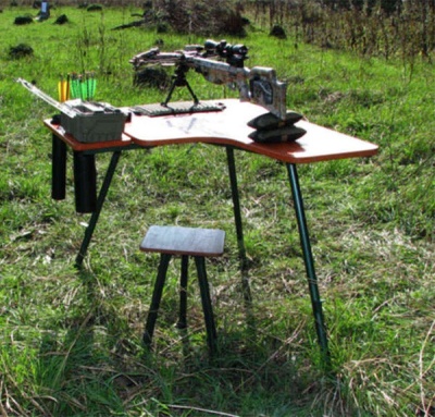 Купить Стол стрелковый "Команч", 20кг, подходит для стрельбы из арбалета