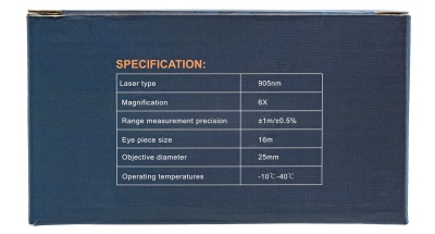 Купить Дальномер Combat 1200 (6х24, дальность от 5,5 до 1200м) *