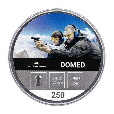 Купить Borner "Domed" пуля пневматическая к.5.5мм 1.5г. (250шт)