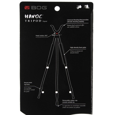 Купить Опора-тренога для стрельбы BOG Havoc, высота 58-124см, 3 секции, 1100479
