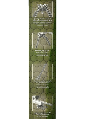 Купить Сошки Caldwell XLA Pivot на антабку, высота 13"-23", 701417