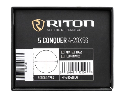 Купить Прицел опт. RITON 5 CONQUER 4-28х56FFP TPSR