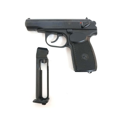 Купить Пневматический пистолет МР-654К-20 к. 4,5 мм, обновлённая черная рукоятка
