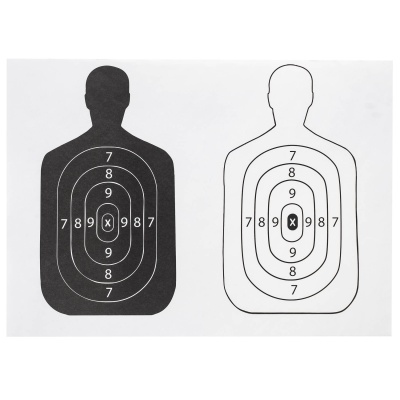 Купить Мишень силуэт "Фигура" формат А2