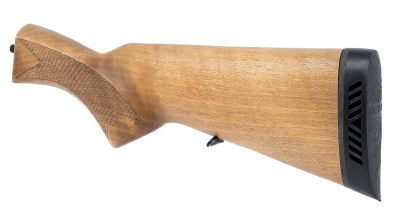Купить Деревянный приклад к ружью Бекас, орех, резиновый затыльник